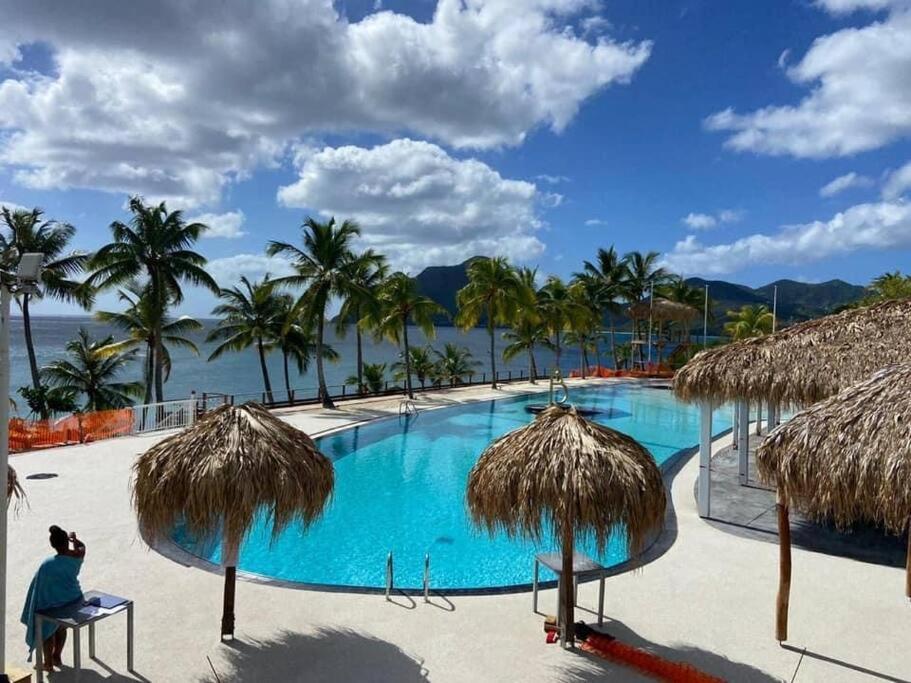 Studio Vue Mer Et Rocher Du Diamant Antilles Ле Диамант Екстериор снимка